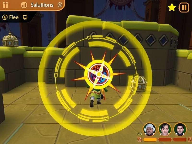 Saffron Star Quest Master Gameplay Screenshot